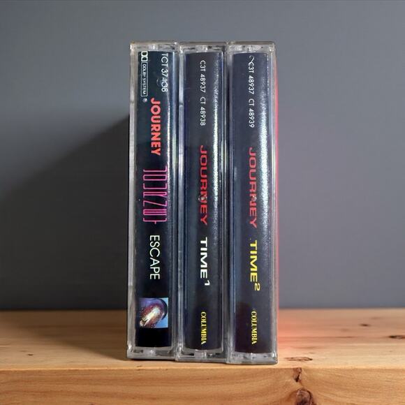 Lot of 3 Journey Cassette Tapes Time 1, Time 2 and Escape - Picture 1 of 8